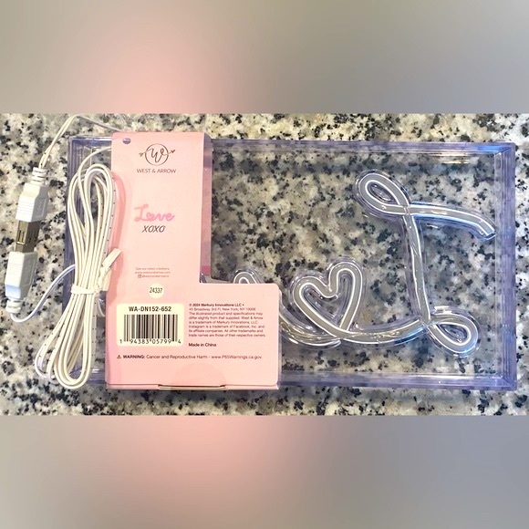 Love LED Acrylic Box Decor - Picture 3 of 9